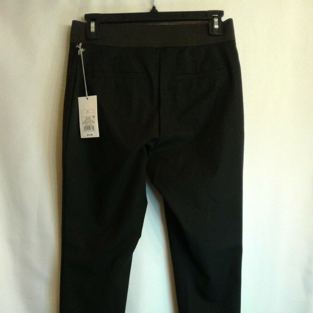 A New Day - Black Elastic Waist Skinny Ankle Trouser Pants 10